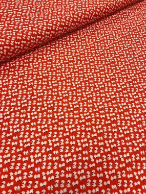 100% Viscose - Poppy Red 019-H