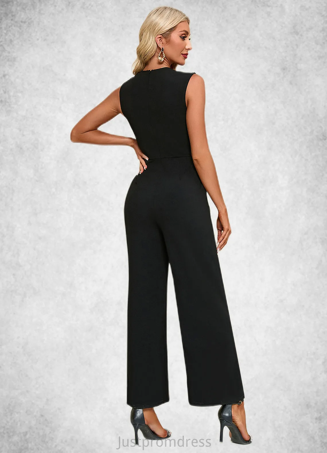 Aaliyah Square Elegant Jumpsuit/Pantsuit Polyester Maxi Dresses HHP0022346