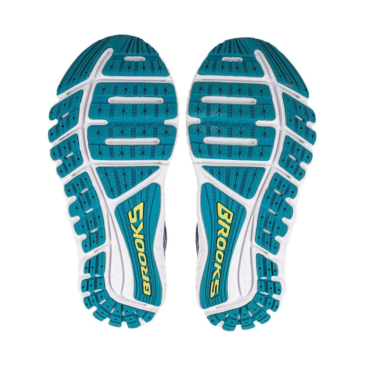 Brooks Transcend Running Sport Shoes Fabric White Colour For Women