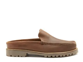 Chatham Mens Hart - Tan Premium Leather Mules