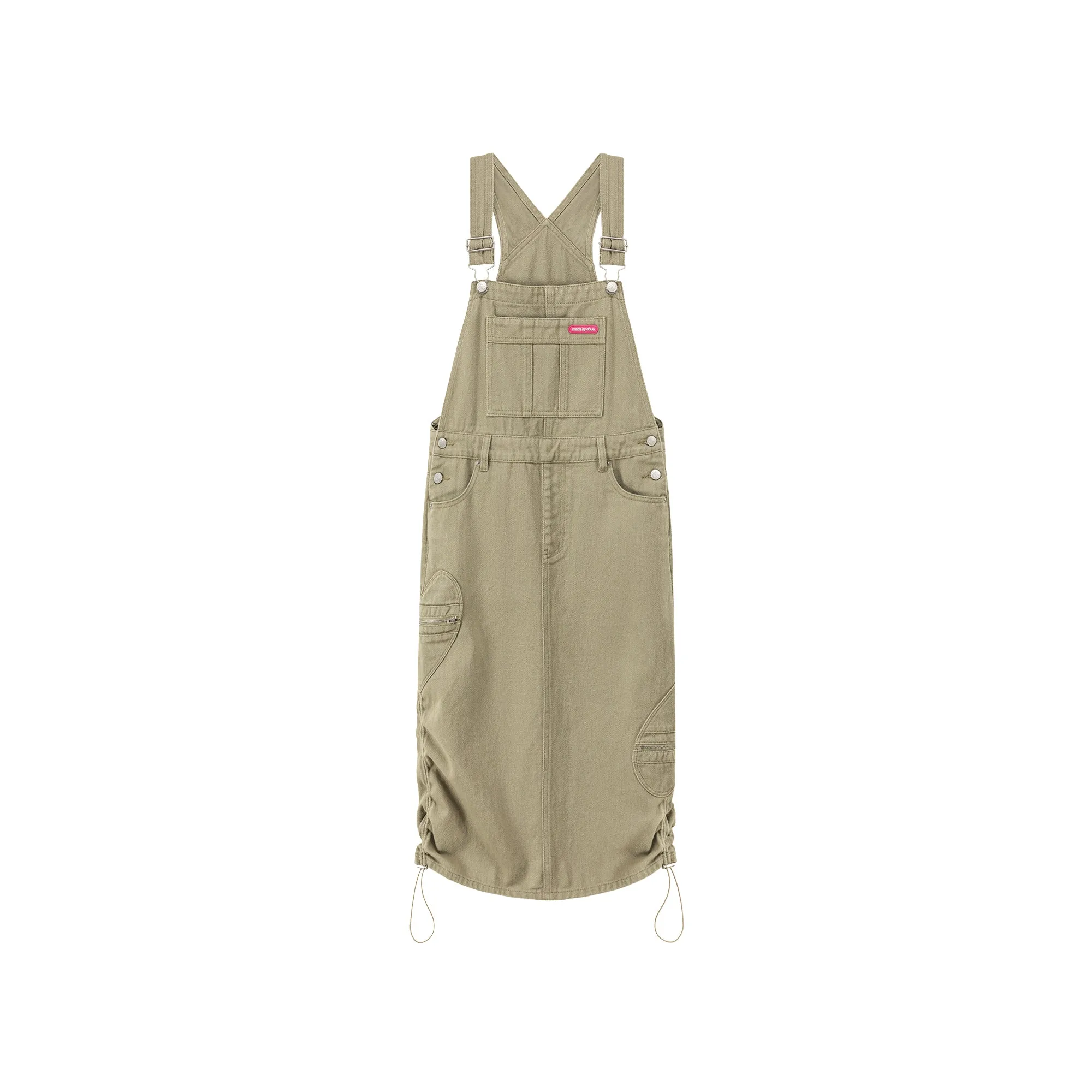Denim Overalls Long Dress