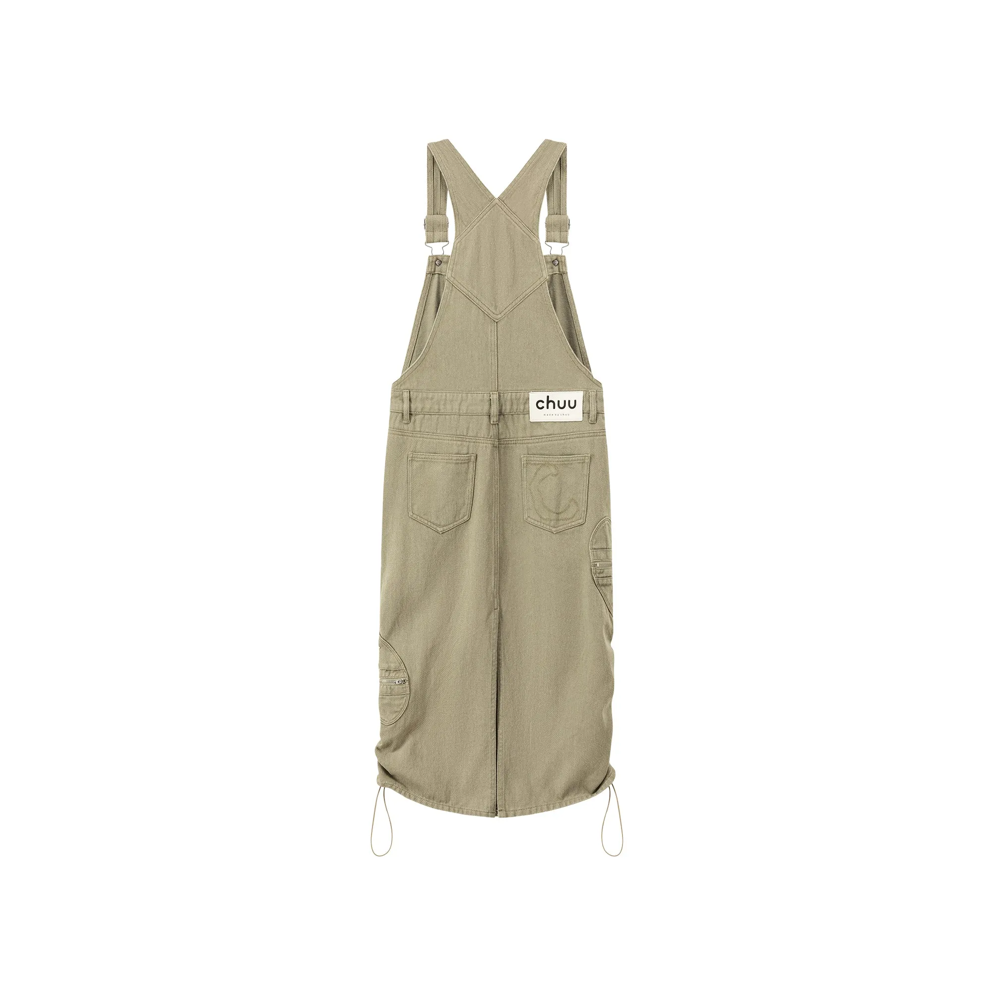 Denim Overalls Long Dress