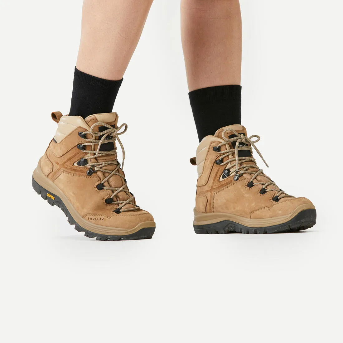 Forclaz MT500 Vibram Women's Trekking Boots - High - Waterproof - Leather