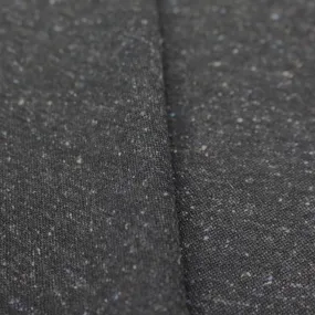 French wool/cotton lightweight woven suiting - charcoal melange