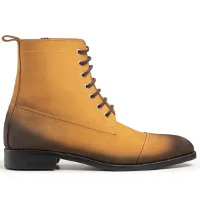 Handmade Custom Calf Leather Boots For Men