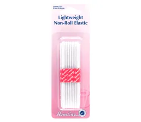 HEMLINE LIGHTWEIGHT NON-ROLL ELASTIC 0.9M X 22MM