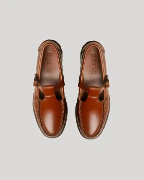 Hereu Alber T-bar Loafer Tan