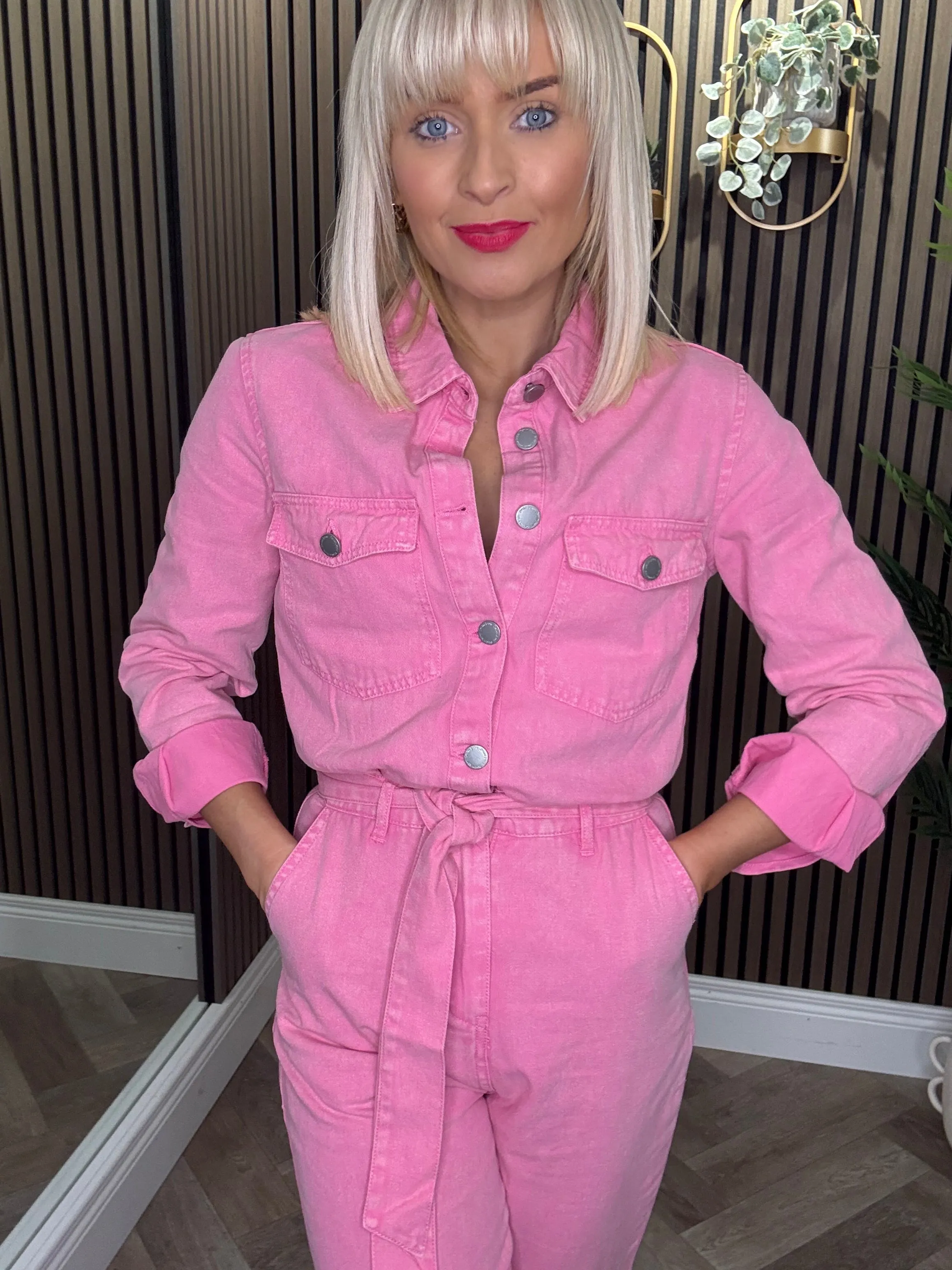 Jayna Jumpsuit Pink