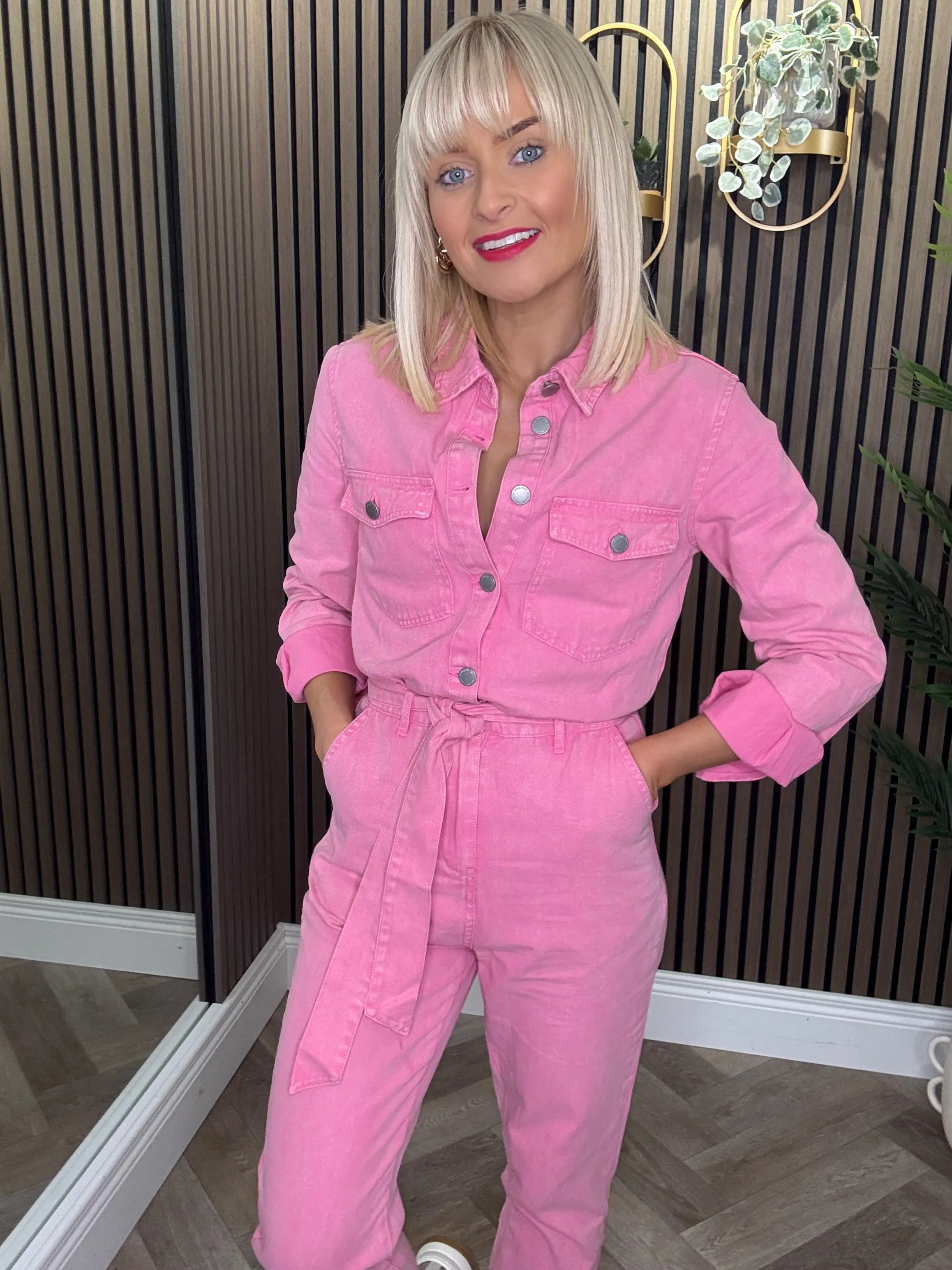 Jayna Jumpsuit Pink