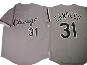 Jose Canseco Chicago White Sox Gray Road Jersey