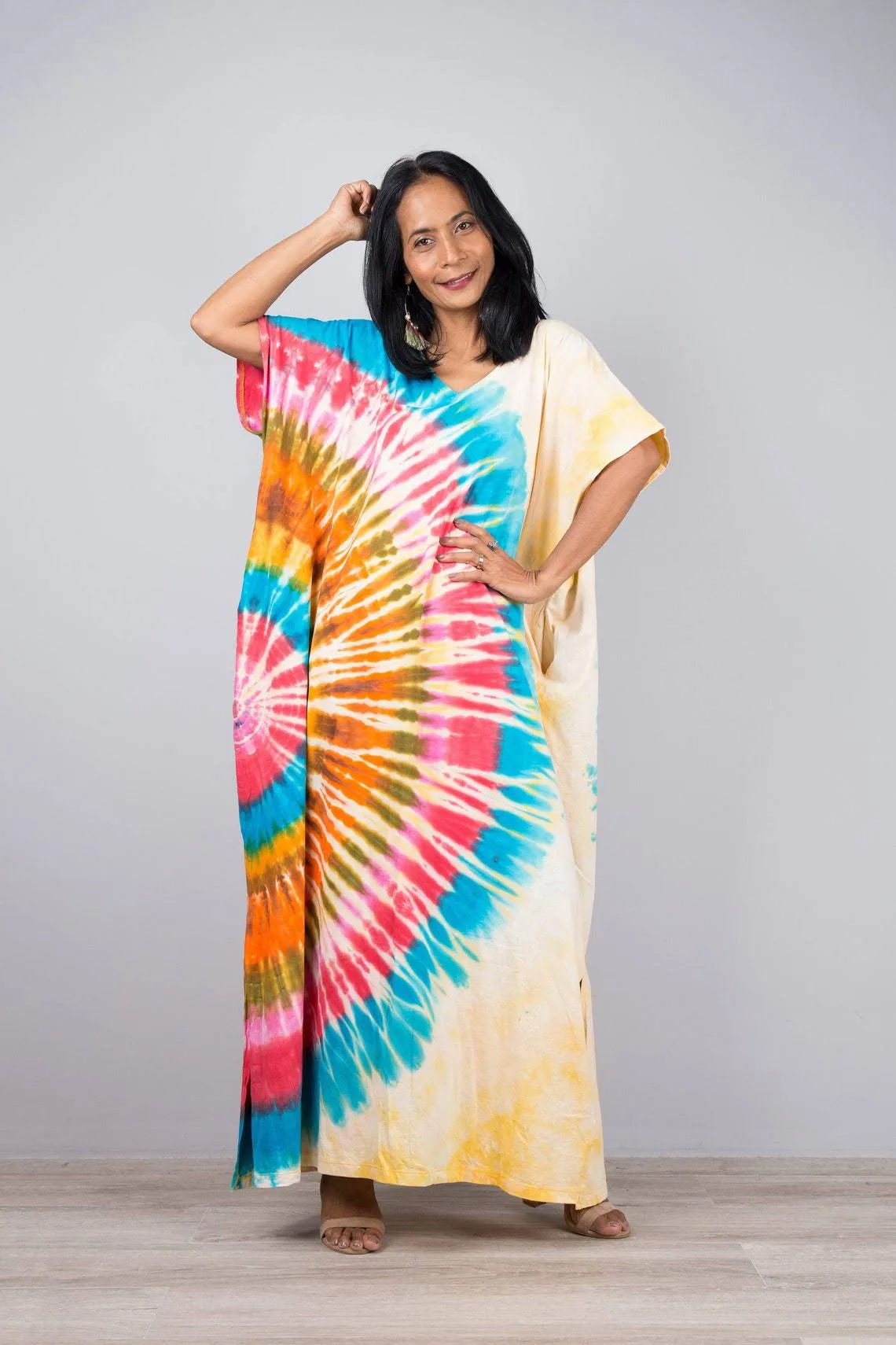 Long Beach Cover Up Dresses Women Robe Bikini Cover Up Beachwear