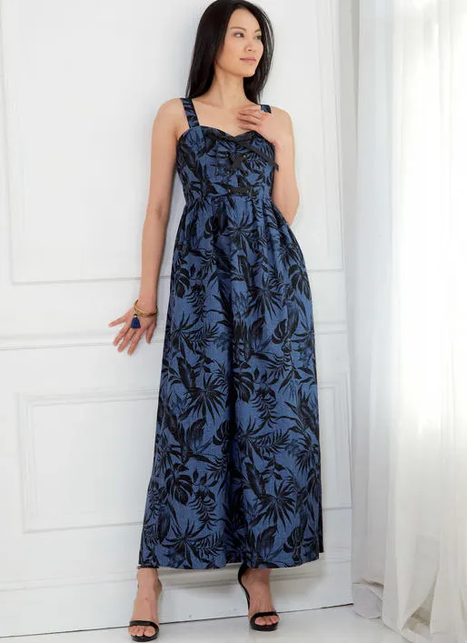 M7778 Misses' Dresses, Romper and Jumpsuit