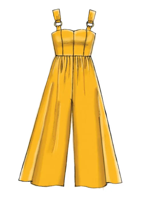 M7778 Misses' Dresses, Romper and Jumpsuit