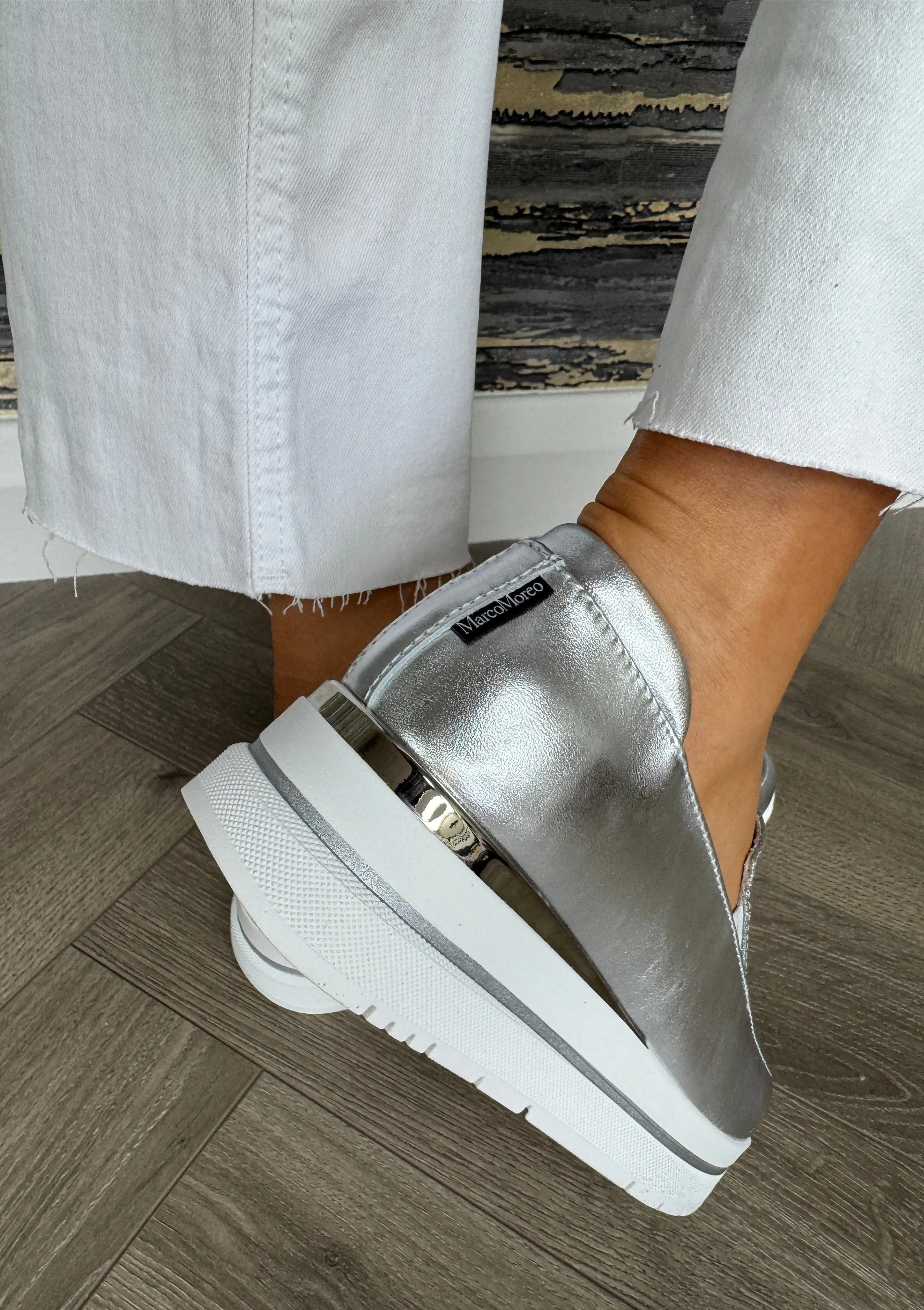 Marco Moreo M6534JLAR Wedge Loafer With Glitter - Glitter Star (MM8)