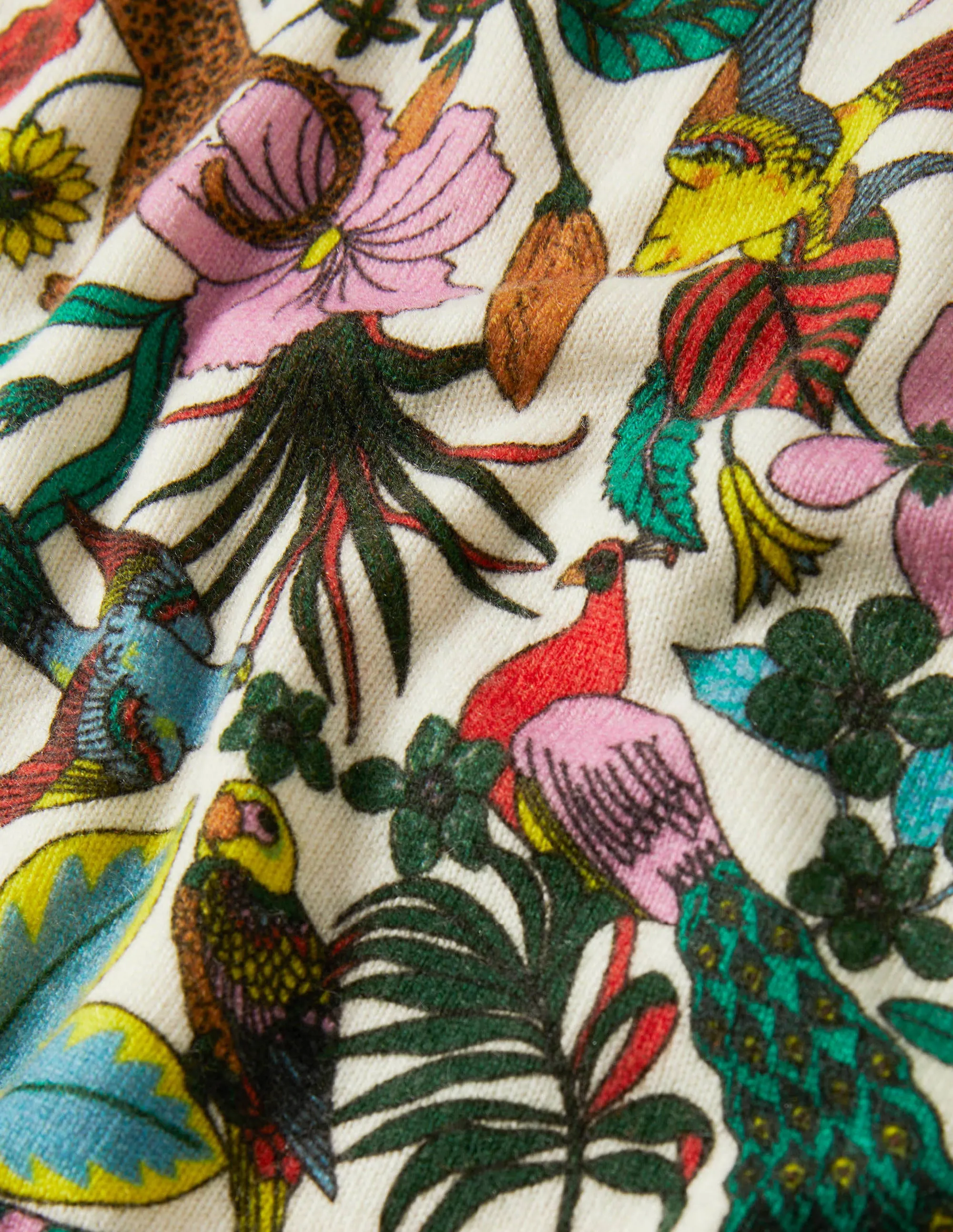 Margot Cashmere Jumper-Multi, Exotic Paradise