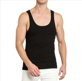 Men's Multicolor Scoop Neck Plus Size Cotton Tank Tops