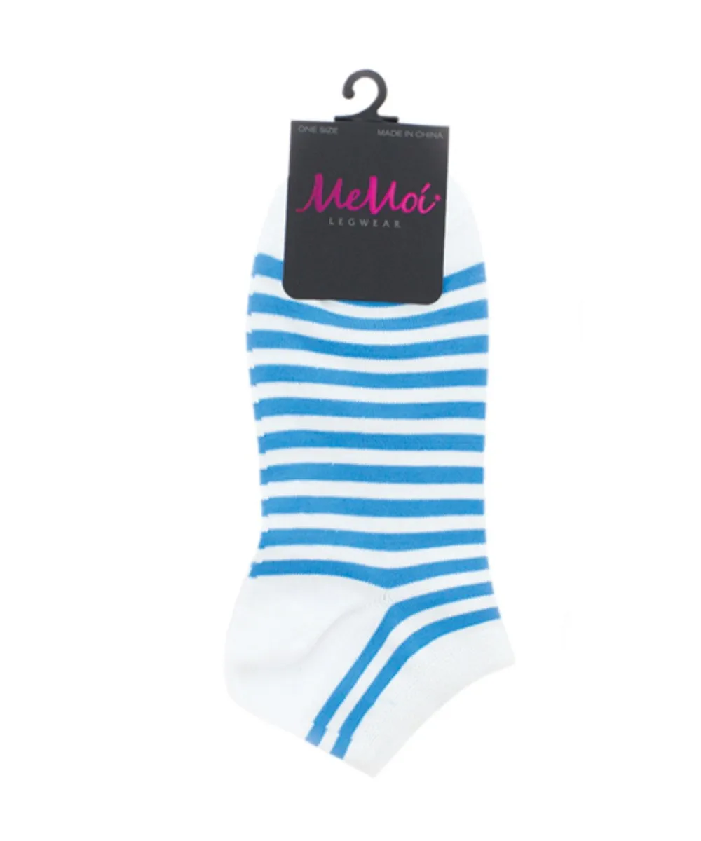 MonoStripes Soft-Fit Cotton Blend Low-Cut Socks
