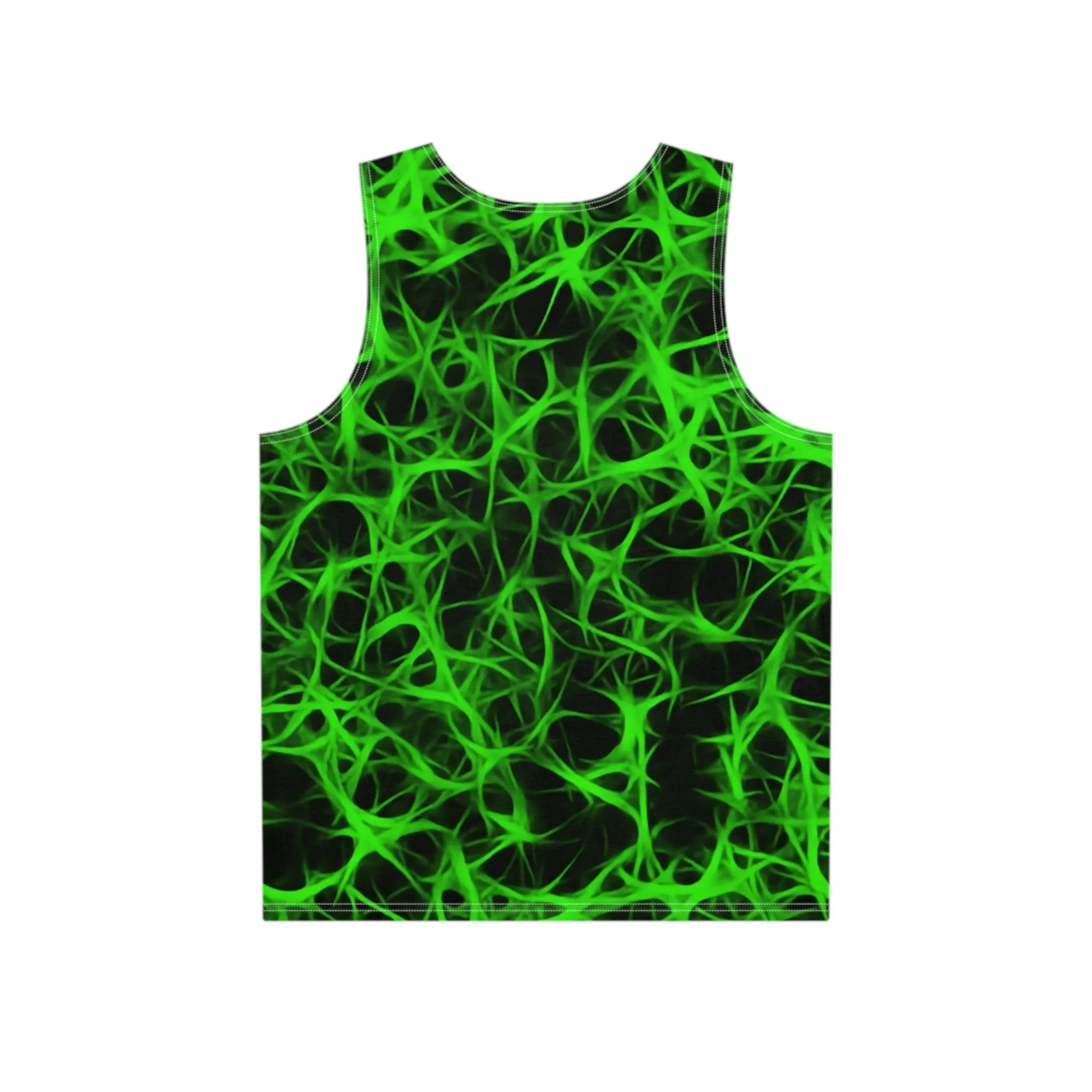 Neon Green Charged Men's Tank