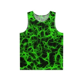 Neon Green Charged Men's Tank