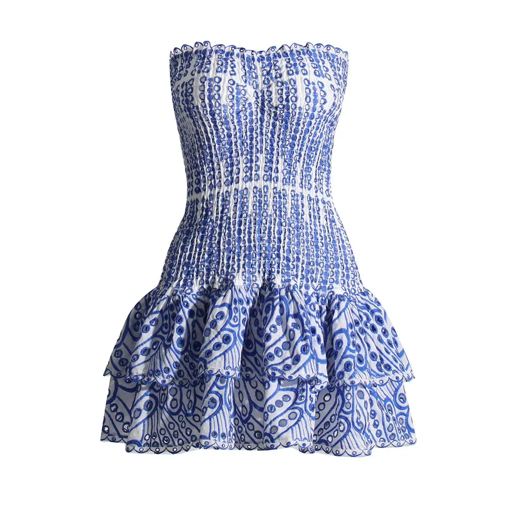 Off Shoulder Layered Dress - Alicia