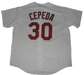 Orlando Cepeda St. Louis Cardinals Home Throwback Jersey