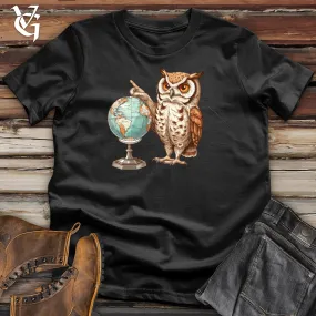 Owl Geographer Discovery Cotton Tee