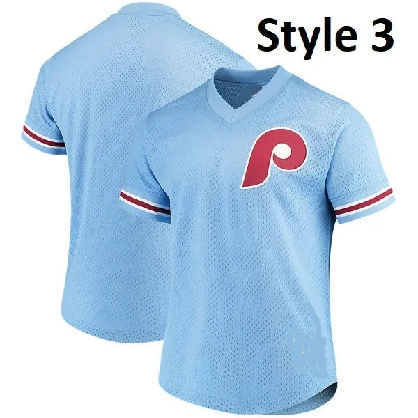 Philadelphia Phillies Customizable Baseball Jersey - 3 Styles Available