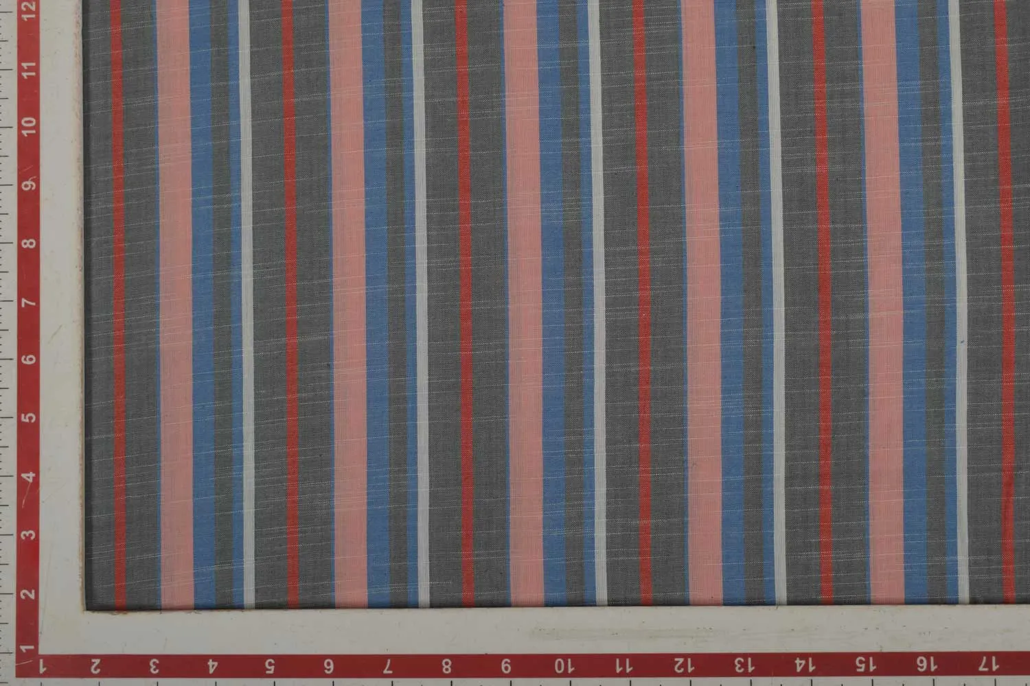 Precut of 1.5 Multicolor Stripes Cotton Yarn Dyed Fabric
