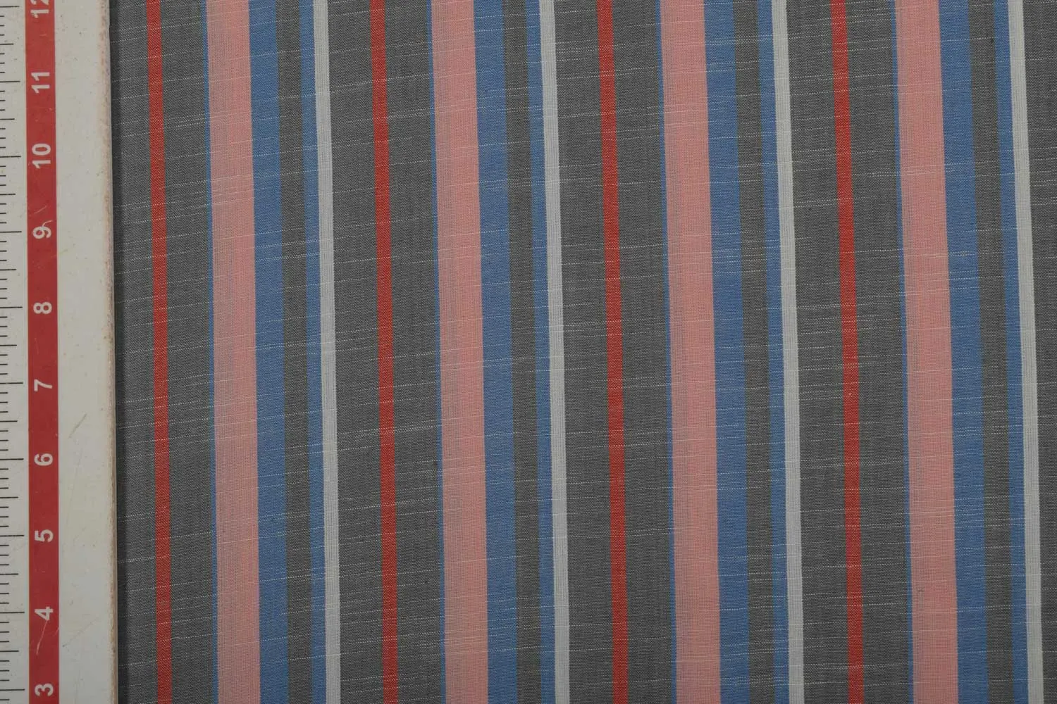Precut of 1.5 Multicolor Stripes Cotton Yarn Dyed Fabric