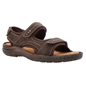 Propet Men's Jordy Sandals- Coffee