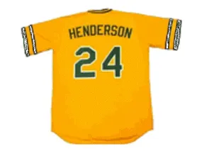 Rickey Henderson Athletics Throwback Jersey