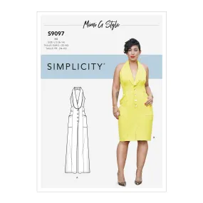 Simplicity Pattern 9097  Misses' Dress & Jumpsuit By Mimi G Style