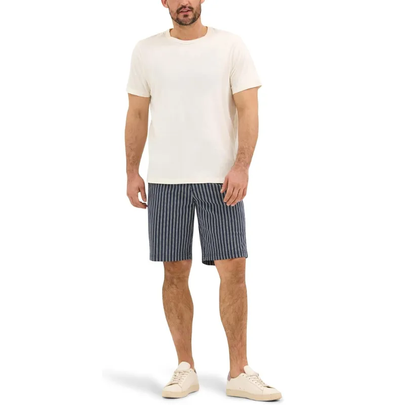 Striped Casual Flat Front Shorts – Lightweight and Stylish