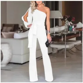 THE ALESSIA | ONE-SHOULDER JUMPSUIT