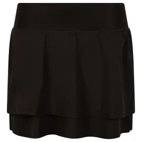 Womens Lightweight Woven Skort Black - 2025