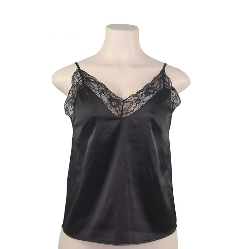 Women's Spring/Summer V-Neck Lace Tank Top